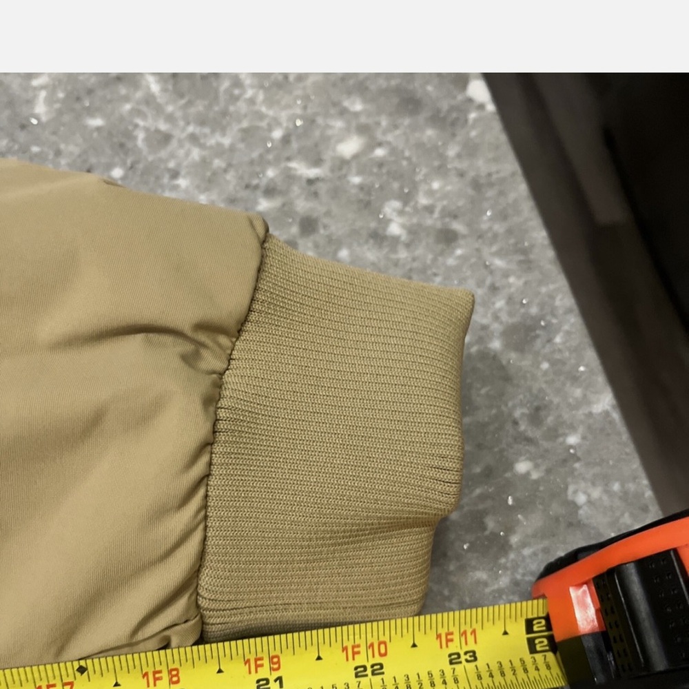 NWT Patagonia Lined Isthmus Hoodie bomber Jacket Mens XL Tan Brown khaki - Picture 9 of 9